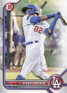 2022 Bowman Baseball Prospects Diego Cartaya #BP-103