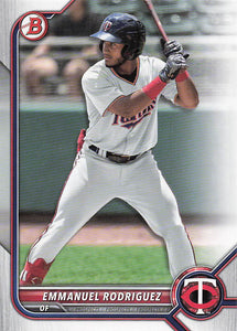 2022 Bowman Baseball Prospects Emmanuel Rodriguez #BP-117