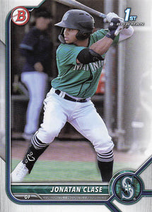 2022 Bowman Baseball Prospects Jonatan Clase #BP-118