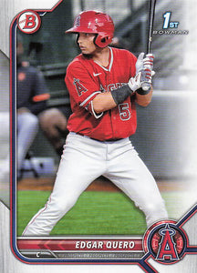 2022 Bowman Baseball Prospects Edgar Quero #BP-123
