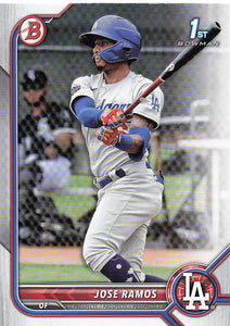 2022 Bowman Baseball Prospects Jose Ramos #BP-129