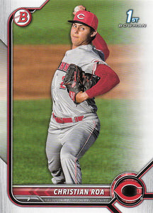 2022 Bowman Baseball Prospects Christian Roa #BP-130