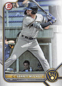 2022 Bowman Baseball Prospects Garrett Mitchell #BP-132
