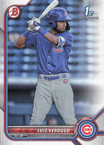 2022 Bowman Baseball Prospects Luis Verdugo #BP-147
