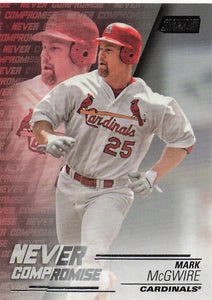 2018 Topps Stadium Club Never Compromise Mark McGwire #NC-MMC