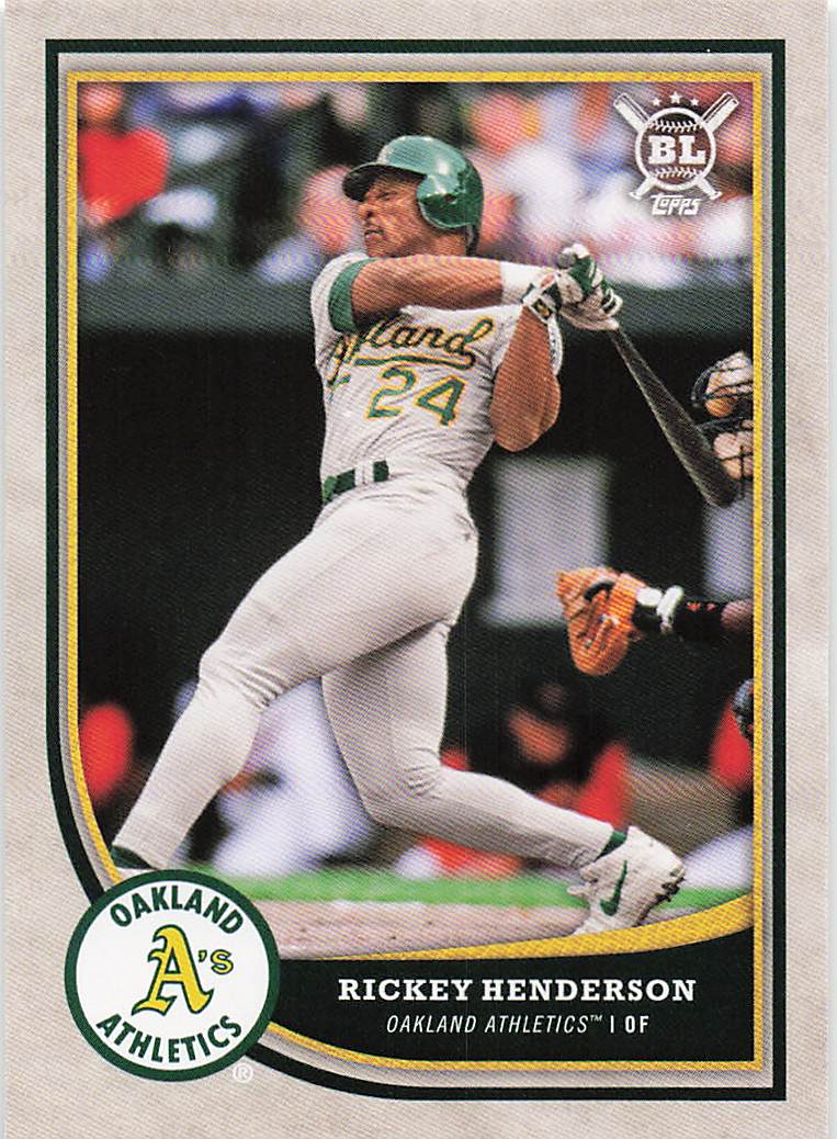 2018 Topps Big League Rickey Henderson #346