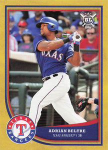 2018 Topps Big League Gold Adrian Beltre #230
