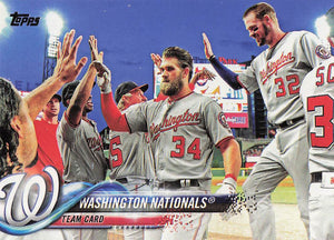 2018 Topps Baseball Washignton Nationals #349