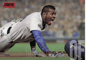 2018 Topps Stadium Club Red Foil Yasiel Puig #95