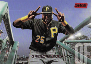2018 Topps Stadium Club Red Foil Gregory Polanco #255