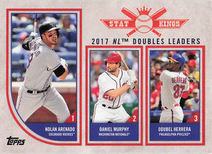 2018 Topps Big League Nolan Arenado - Daniel Murphy - Odubel Herrera #307