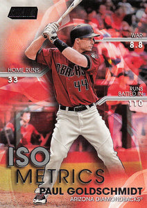 2016 Topps Stadium Club ISO Metrics Paul Goldschmidt #I-17
