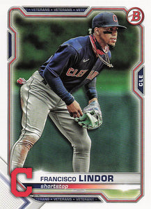 2021 Bowman Baseball Francisco Lindor #30