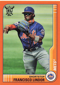 2021 Topps Big League Orange Francisco Lindor #100