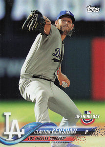 2018 Topps Opening Day Clayton Kershaw #1