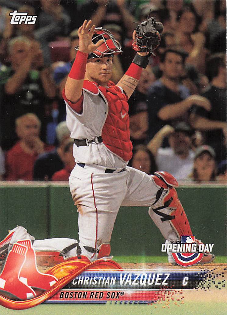 2018 Topps Opening Day Christian Vazquez #21