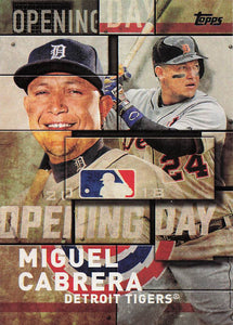 2018 Topps Opening Day Miguel Cabrera #OD-16