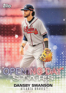 2018 Topps Opening Day Opening Day Stars Dansby Swanson #ODS-DW