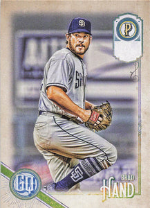 2018 Topps Gypsy Queen Missing Nameplate Brad Hand #241