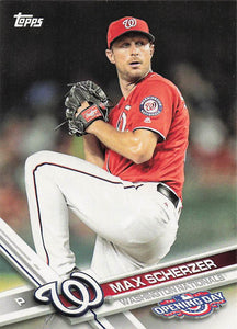 2017 Topps Opening Day Max Scherzer #9