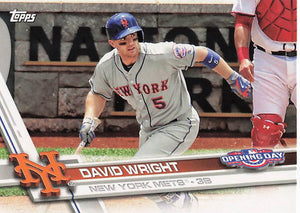 2017 Topps Opening Day David Wright #38