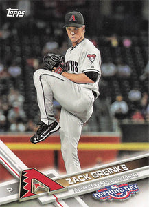 2017 Topps Opening Day Zack Greinke #56