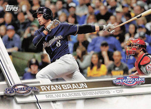 2017 Topps Opening Day Ryan Braun #67