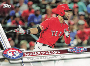 2017 Topps Opening Day Nomar Mazara #77