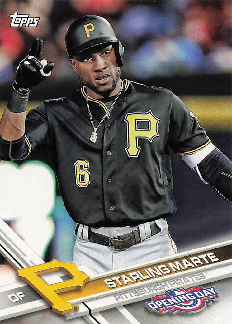 2017 Topps Opening Day Starling Marte #101