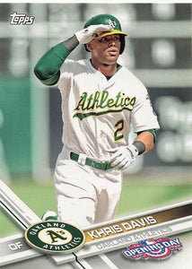 2017 Topps Opening Day Khris Davis #123