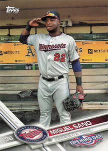 2017 Topps Opening Day Miguel Sano #134
