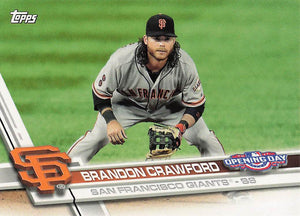 2017 Topps Opening Day Brandon Crawford #168