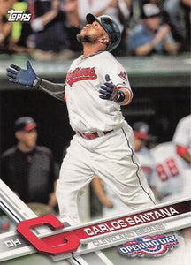 2017 Topps Opening Day Carlos Santana #175