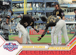 2017 Topps Opening Day Superstar Celebrations Gregory Polanco #SC-19