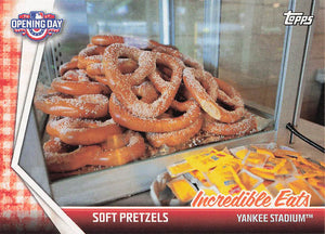 2017 Topps Opening Day Incredible Eats Soft Pretzels #IE-10