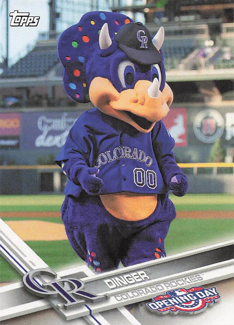 2017 Topps Opening Day Mascots Dinger #M-9