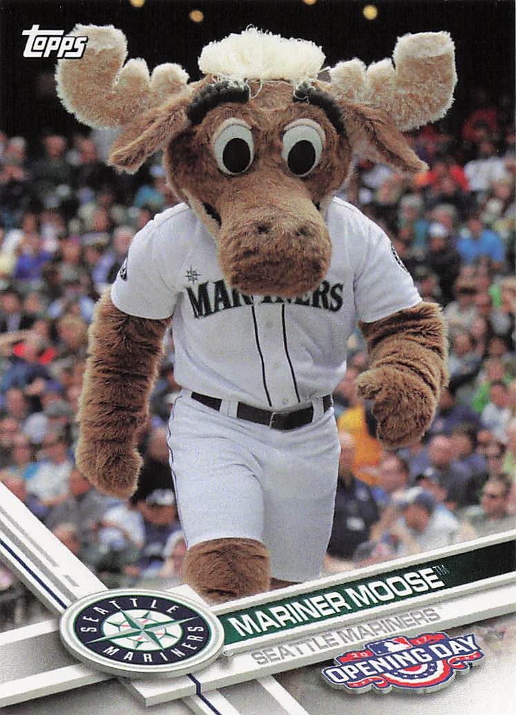 2017 Topps Opening Day Mascots Mariner Moose #M-14