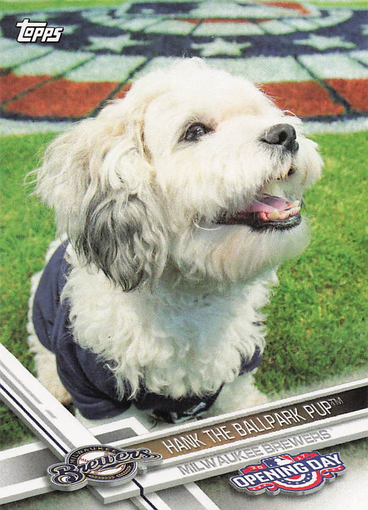 2017 Topps Opening Day Mascots Hank the Ballpark Pup #M-21
