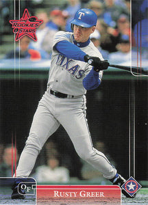 2002 Leaf Rookies & Stars Rusty Greer #102