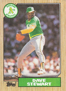 1987 Topps Baseball Dave Stewart #14