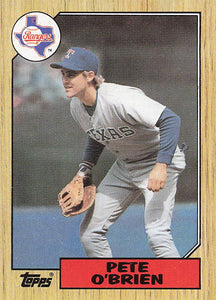 1987 Topps Baseball Pete O'Brien #17