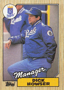1987 Topps Baseball Dick Howser #18