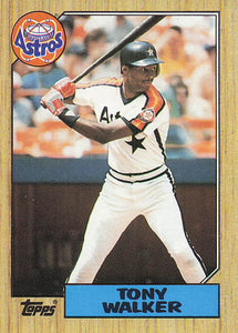 1987 Topps Baseball Tony Walker #24