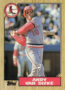 1987 Topps Baseball Andy Van Slyke #33