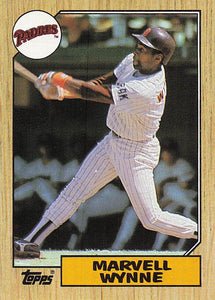 1987 Topps Baseball Marvell Wynne #37