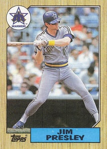 1987 Topps Baseball Jim Presley #45