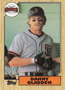 1987 Topps Baseball Danny Gladden #46