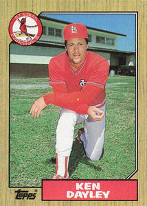 1987 Topps Baseball Ken Dayley #59