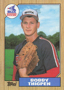 1987 Topps Baseball Bobby Thigpen #61
