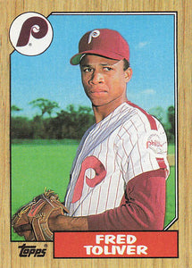 1987 Topps Baseball Fred Toliver #63